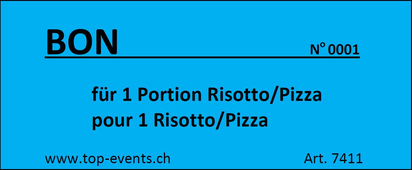 Bonblock für 1 Portion Risotto/Pizza 