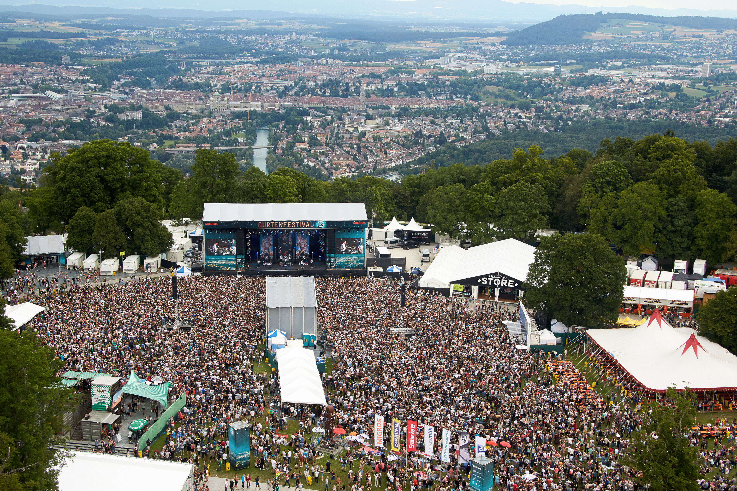 Gurtenfestival Gelände