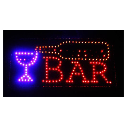 Leuchtschild Bar LED 