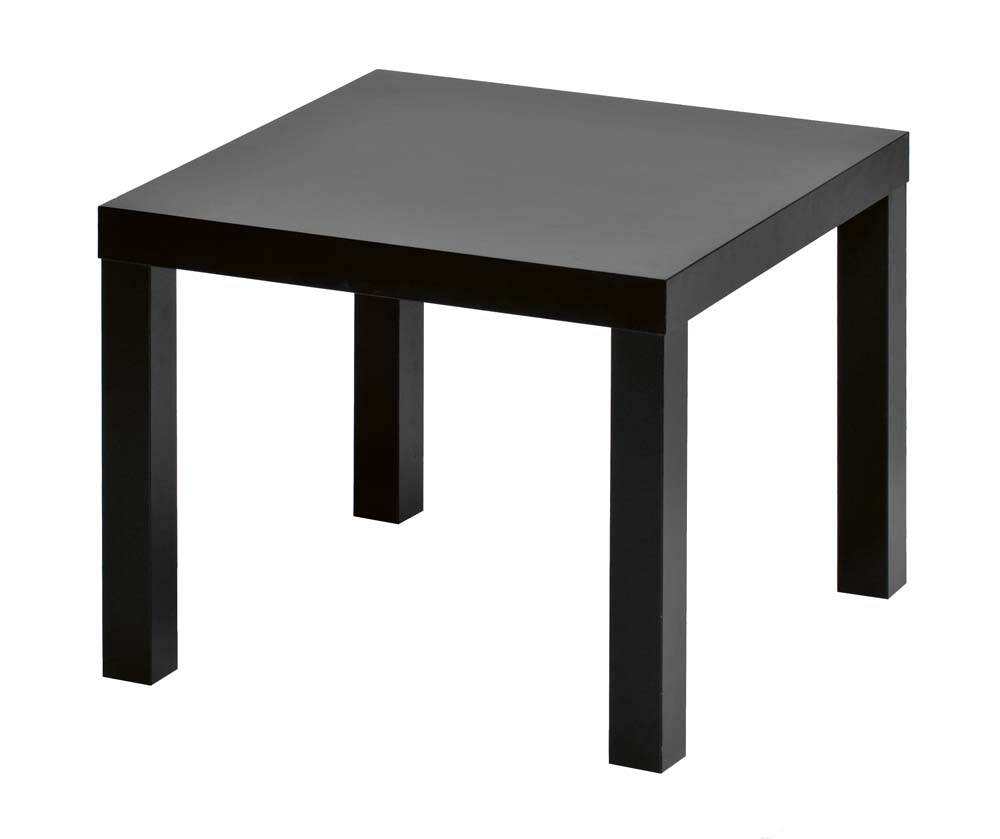 Club-Tisch schwarzbraun 55cm 