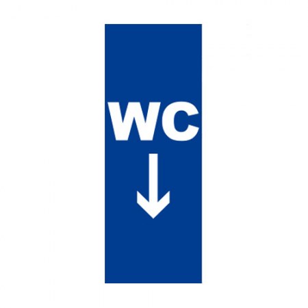 WC Fahnenbeschilderung 