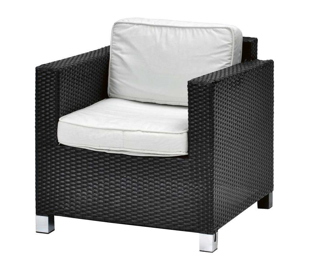 1er-Sessel Rattan inkl. Kissen beige (Typ3)