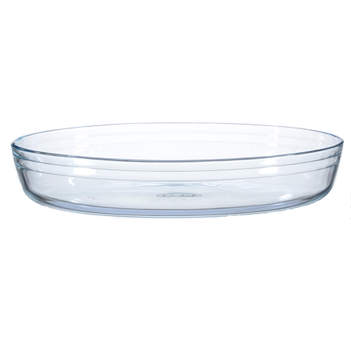 Gratinschale Glas oval 