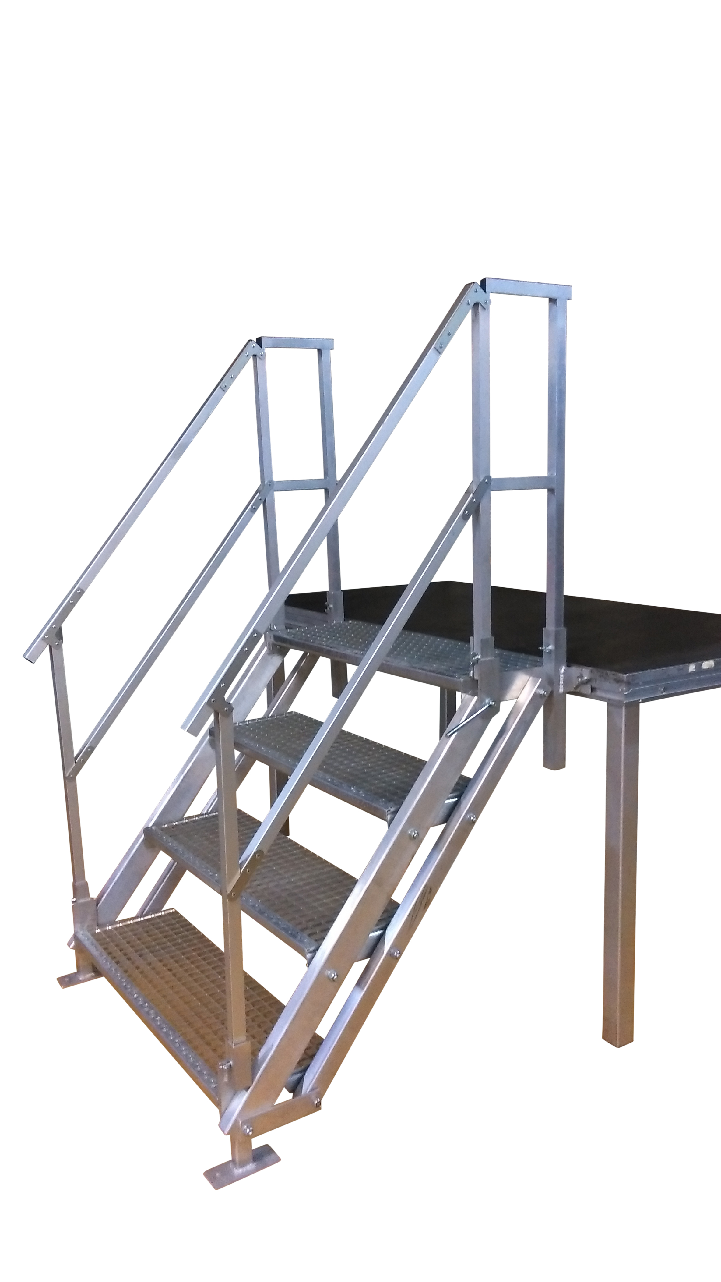 Treppe für Bühnenelemente H: 60-100cm