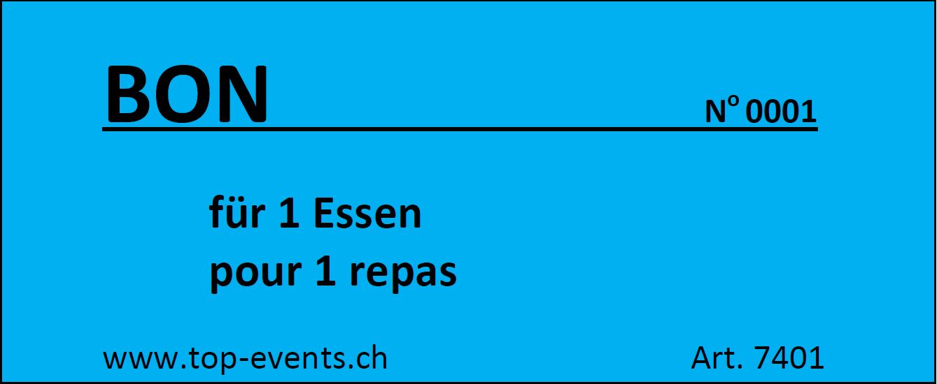 Bonblock für 1 Essen 