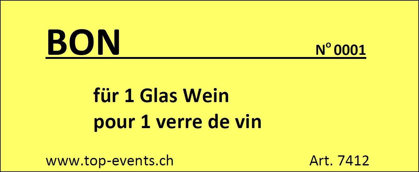 Bonblock für 1 Glas Wein 